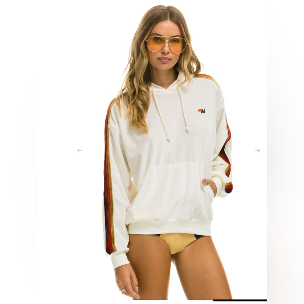Aviator Nation Velvet Hoodie Large